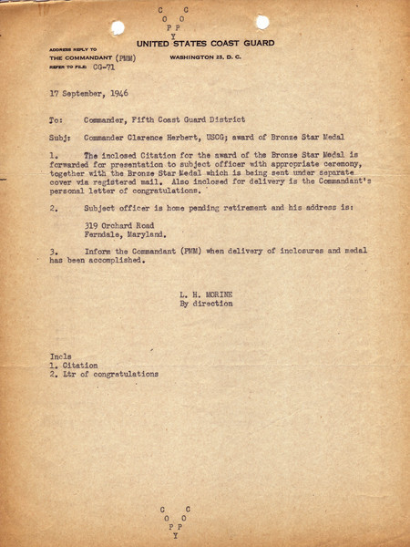 herbert clarence bronze star2